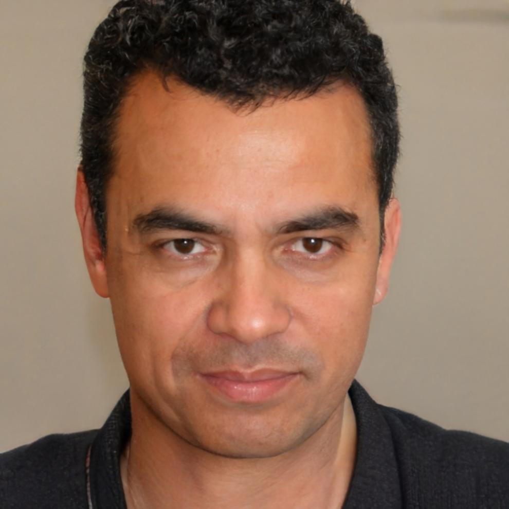 Retrato profesional de instructor experto en finanzas para startups